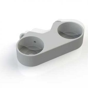 Bennett Engineering Design Solutions - 3D Printing Design - Additive Manufacturing - Alumide - Double Gauge Holder - Bespoke Medical Device