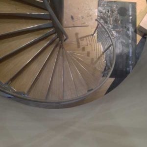 Bennett Engineering Design Solutions - Bespoke Spiral Stairs - Stainless Steel and Wood