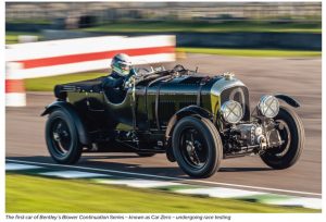 Bentley Blower Car Zero