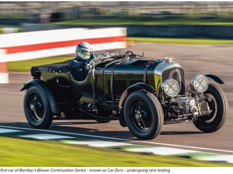 Bentley Blower Car Zero